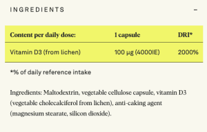 Vegan D3 vítamín - 4000IE