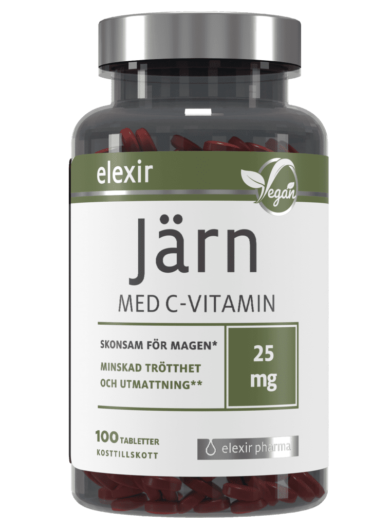 Járntöflur með C-vítamíni